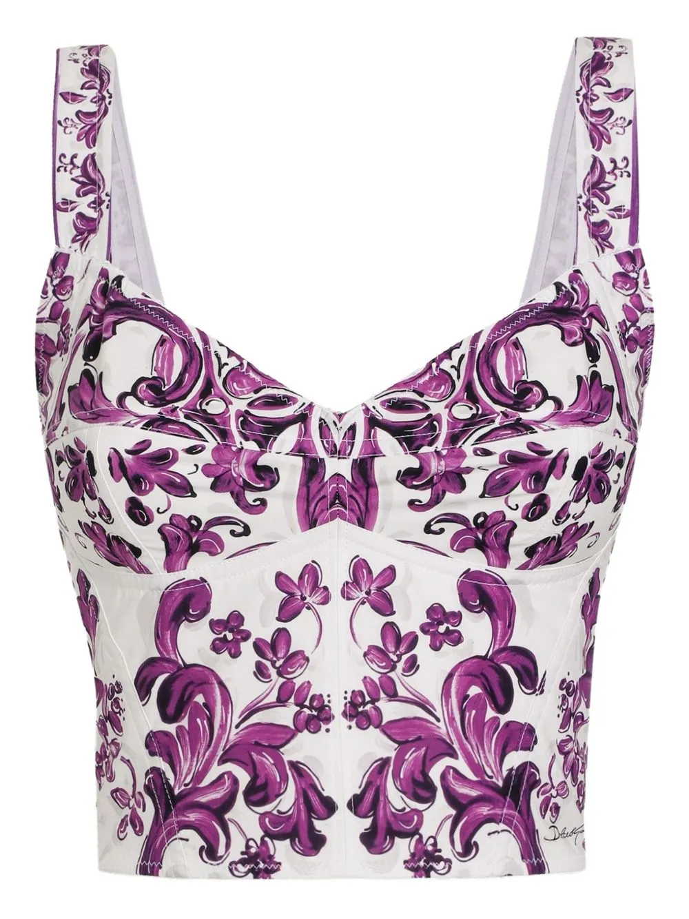 MAIOLICA PRINT BUSTIER TOP sold by Lord & Taylor