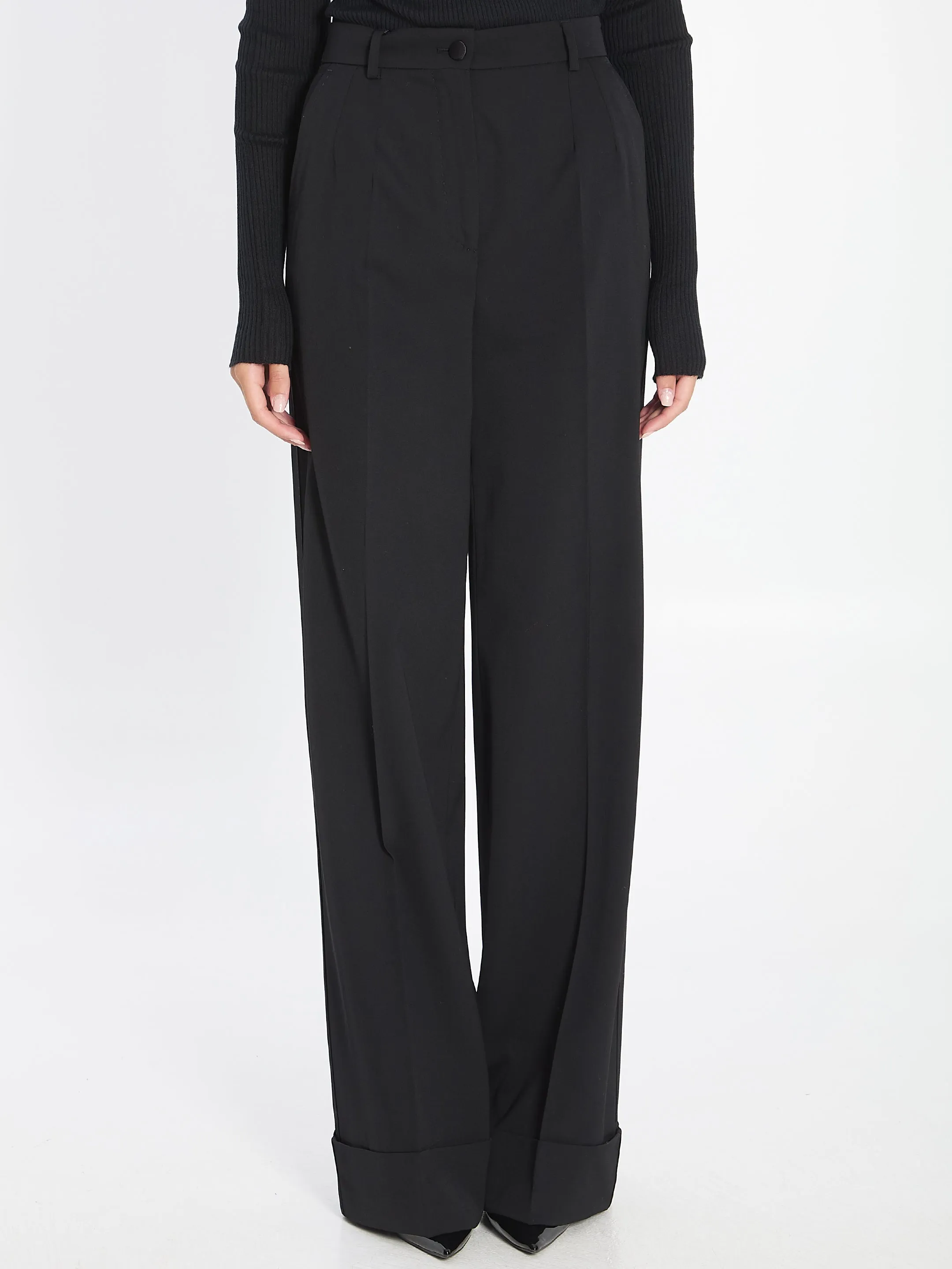 PLEATED WIDE LEG TROUSERS sold by Lord & Taylor