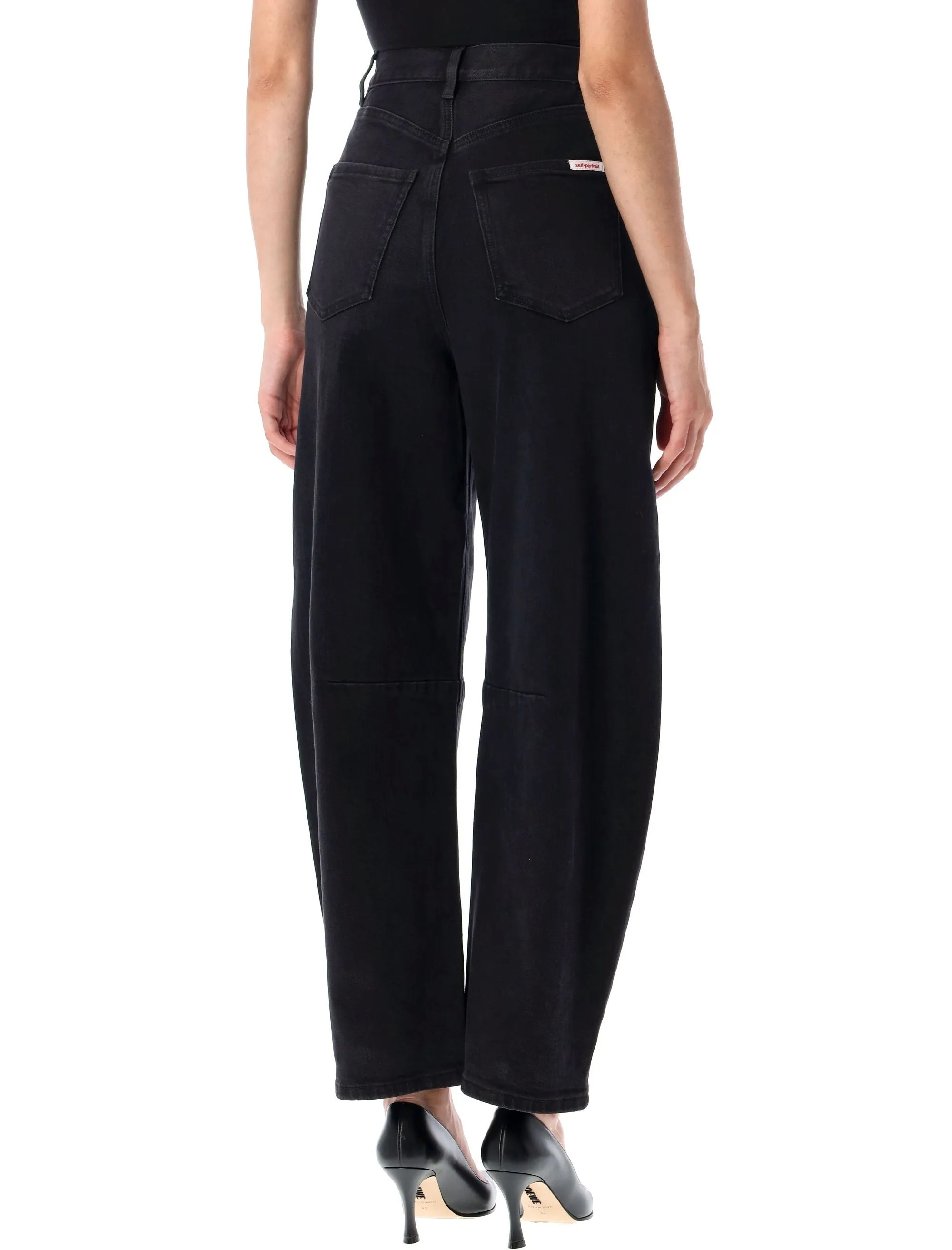 HIGH-RISE JEANS WITH A WIDE-LEG SILHOUETTE sold by Lord & Taylor product image thumbnail 2