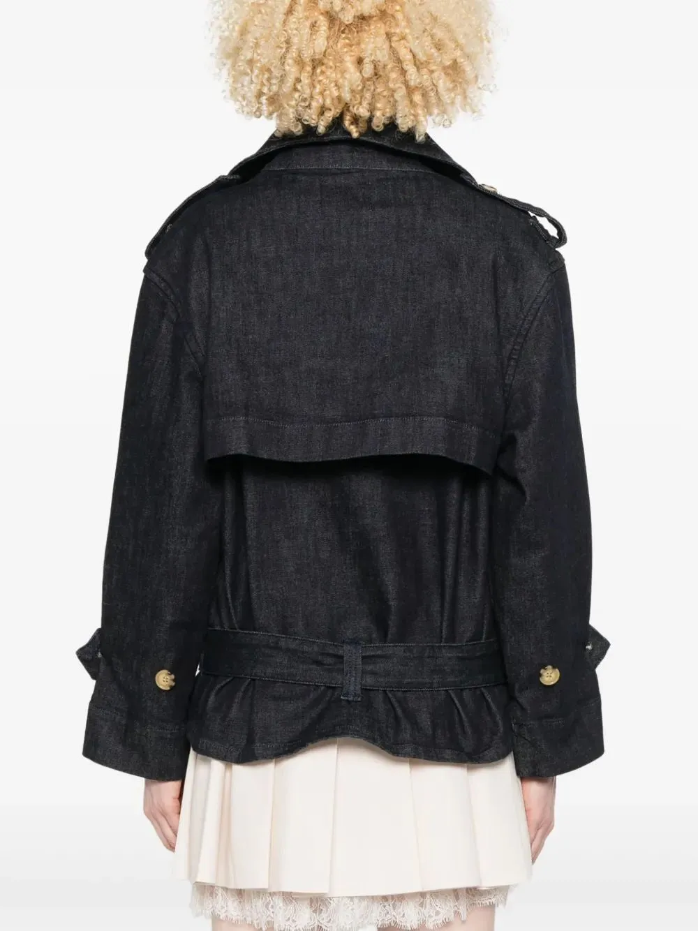 DENIM TRENCH JACKET sold by Lord & Taylor product image thumbnail 4