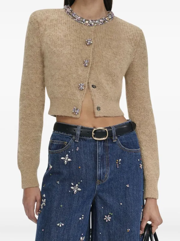 EMBELLISHED TRIM CARDIGAN sold by Lord & Taylor