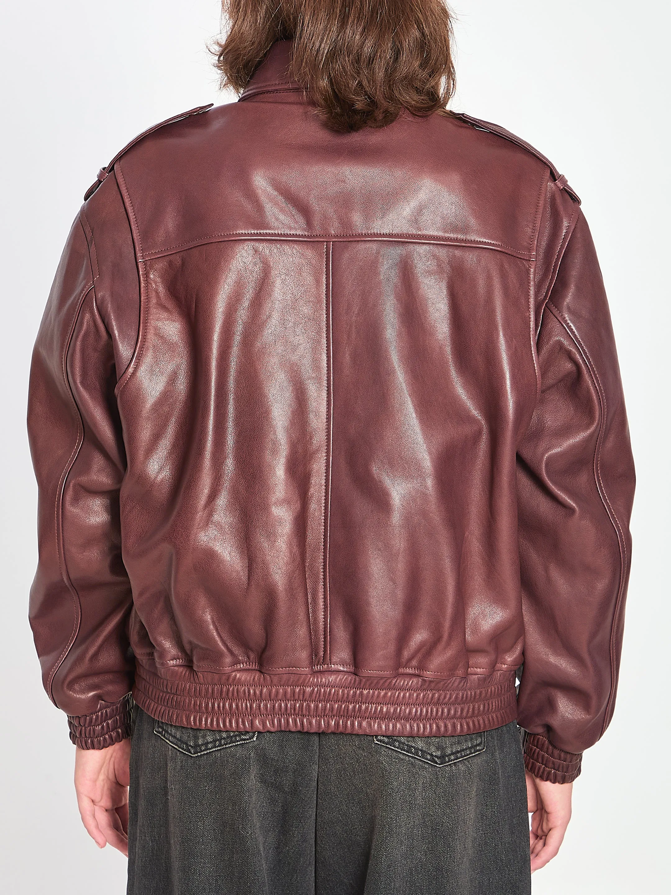 ASTRA LEATHER JACKET sold by Lord & Taylor product image thumbnail 4