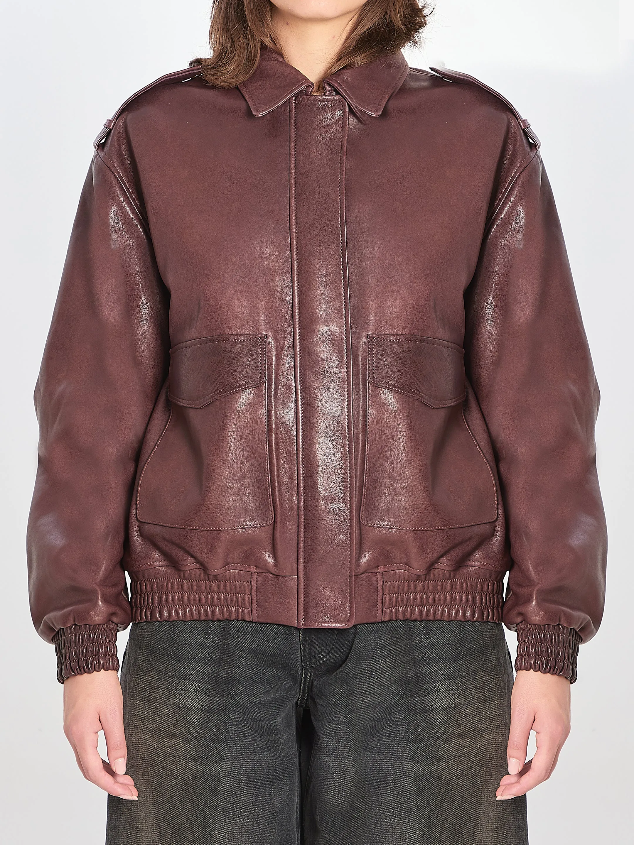ASTRA LEATHER JACKET sold by Lord & Taylor