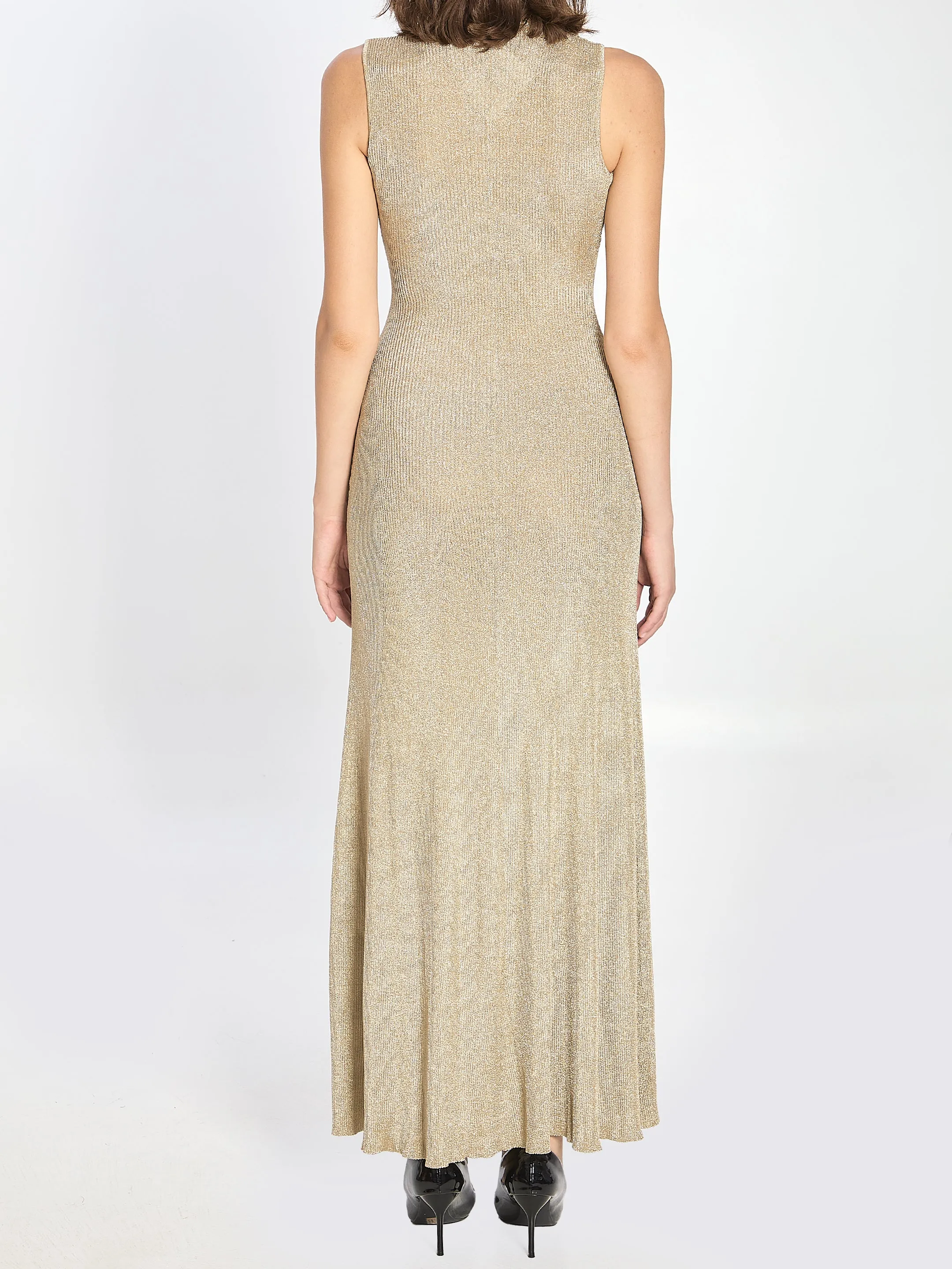 GOLD MAXI DRESS sold by Lord & Taylor product image thumbnail 4