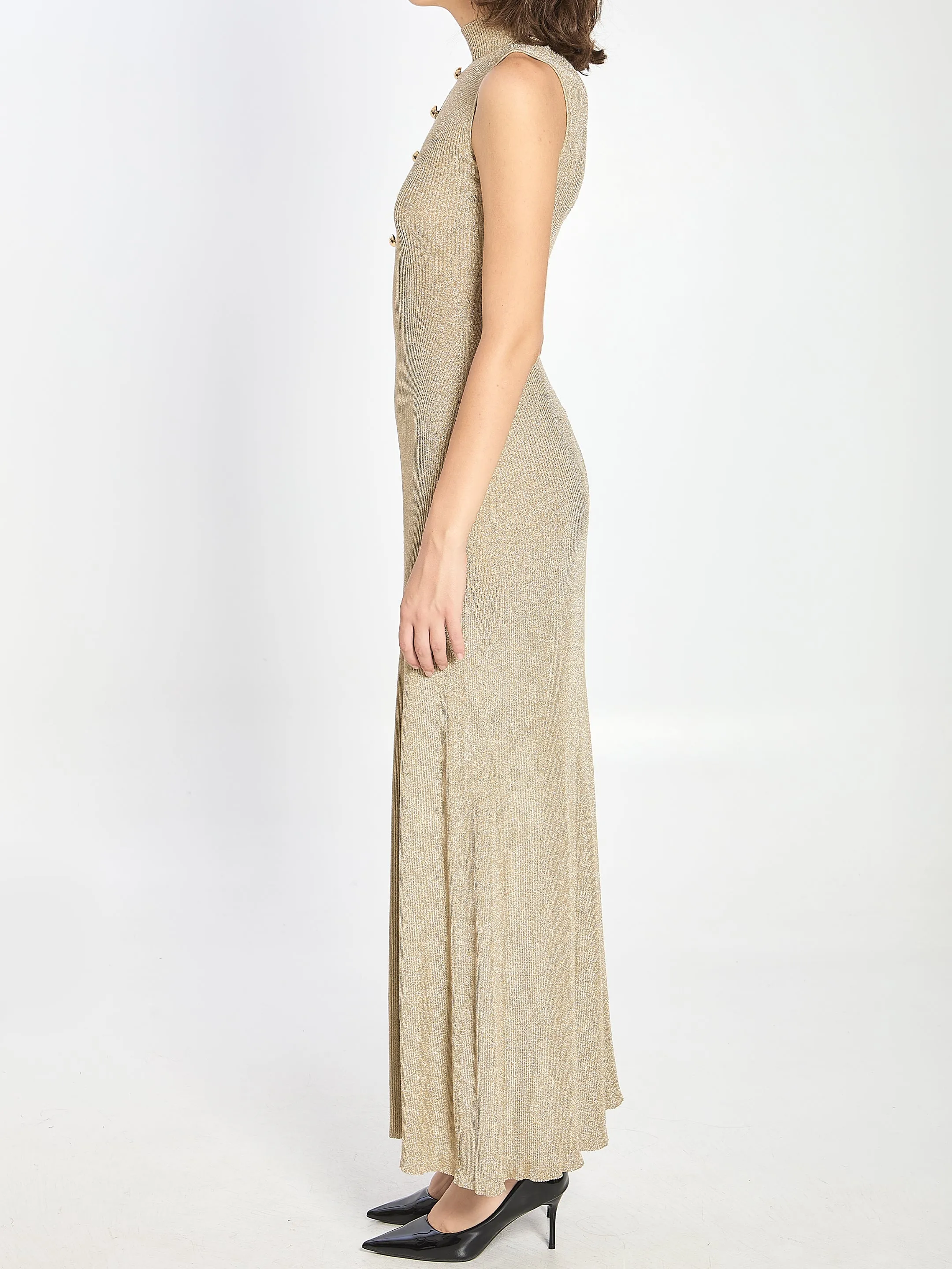 GOLD MAXI DRESS sold by Lord & Taylor product image thumbnail 3