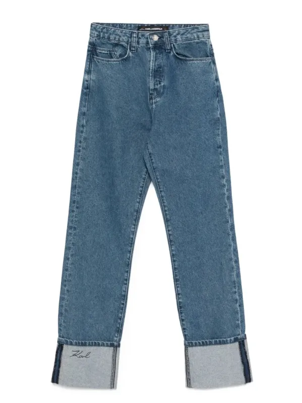STRAIGHT DENIM PANTS sold by Lord & Taylor