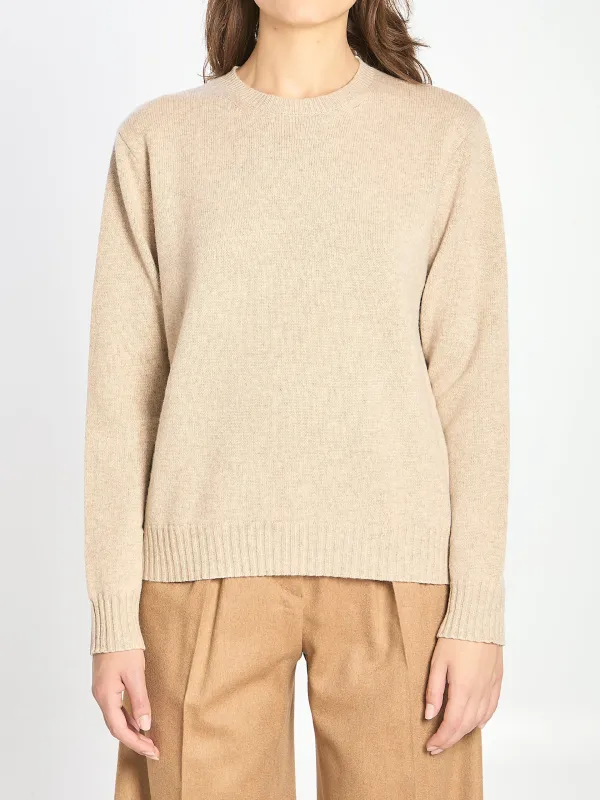 CREW NECK SWEATER IN CASHMERE made by MaxMara