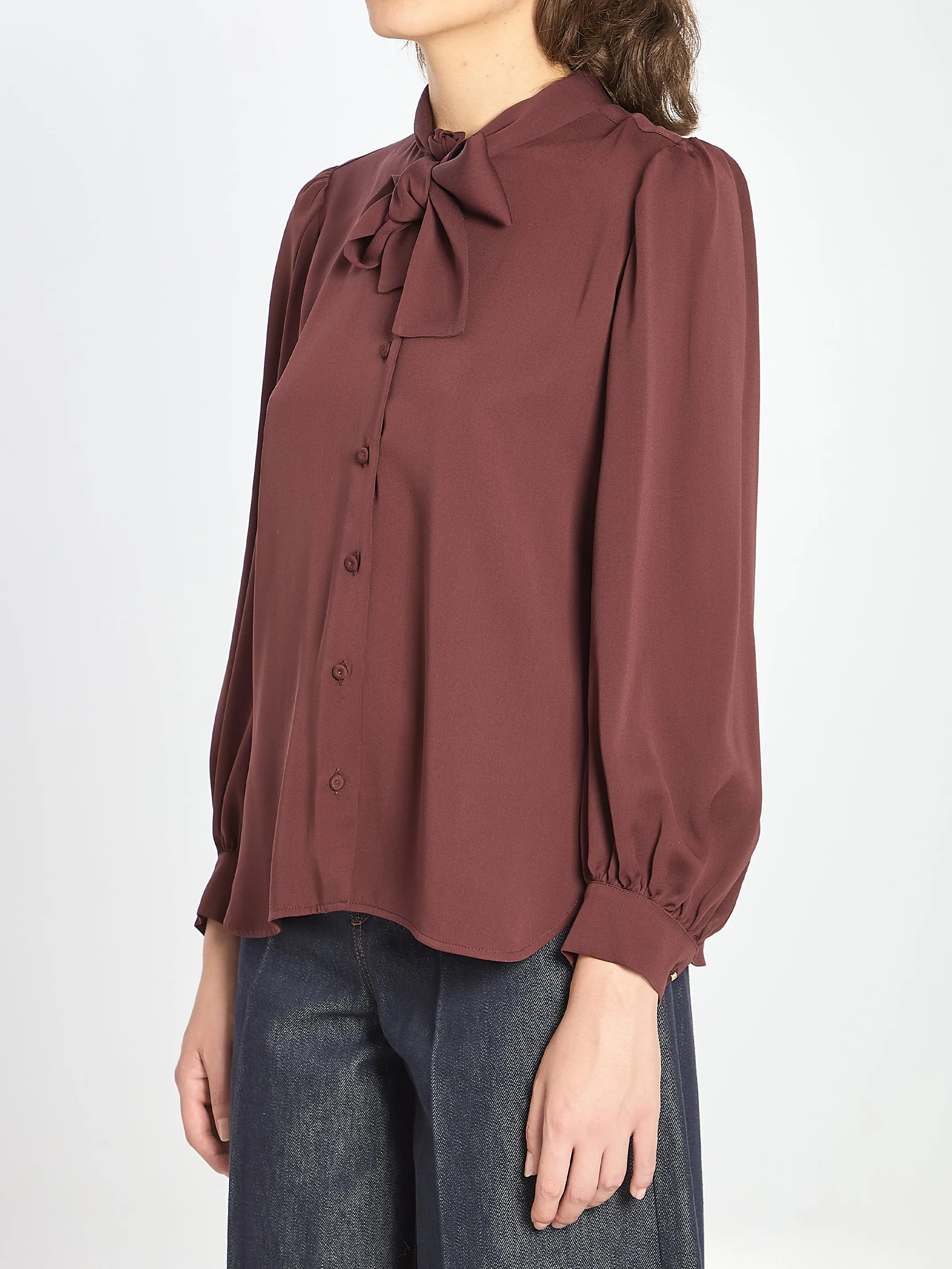 MELANIA SILK SHIRT sold by Lord & Taylor product image thumbnail 2