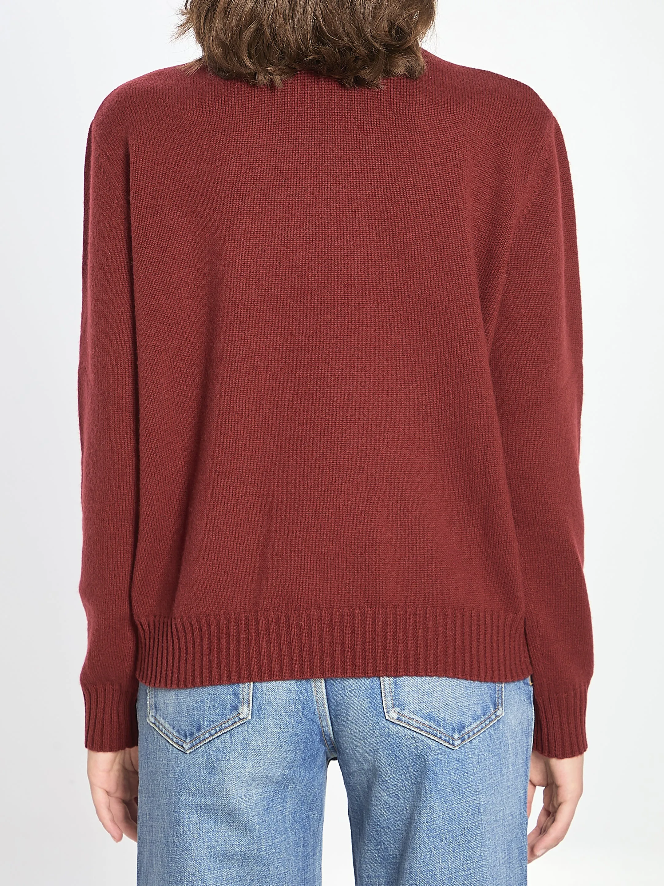 CREW NECK SWEATER IN CASHMERE sold by Lord & Taylor product image thumbnail 4
