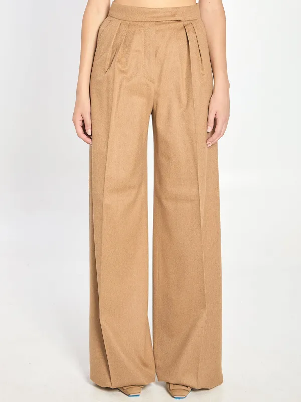 CAMEL FLARE TROUSERS sold by Lord & Taylor