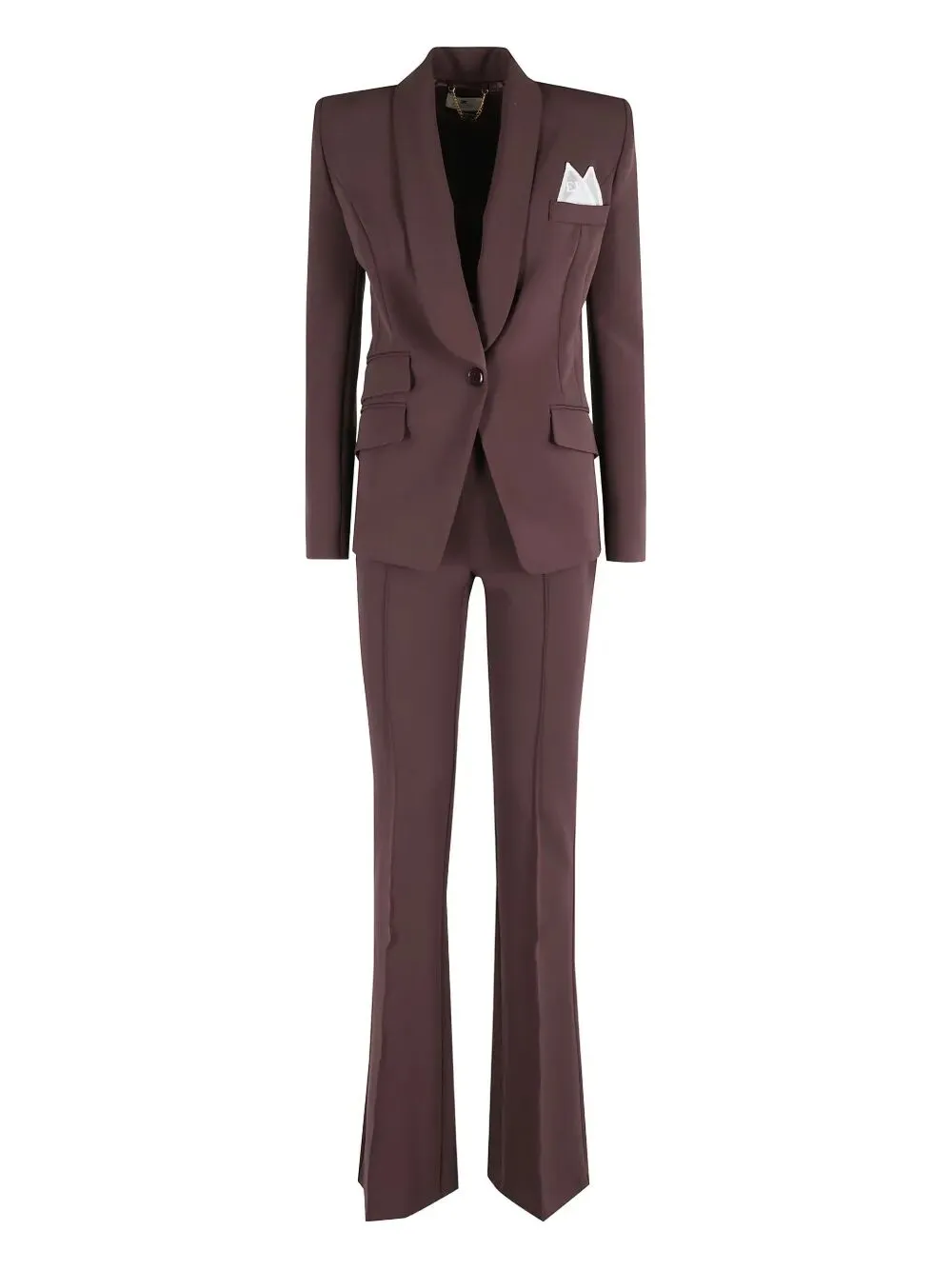 SINGLE-BREASTED SUIT IN CRÊPE FABRIC sold by Lord & Taylor