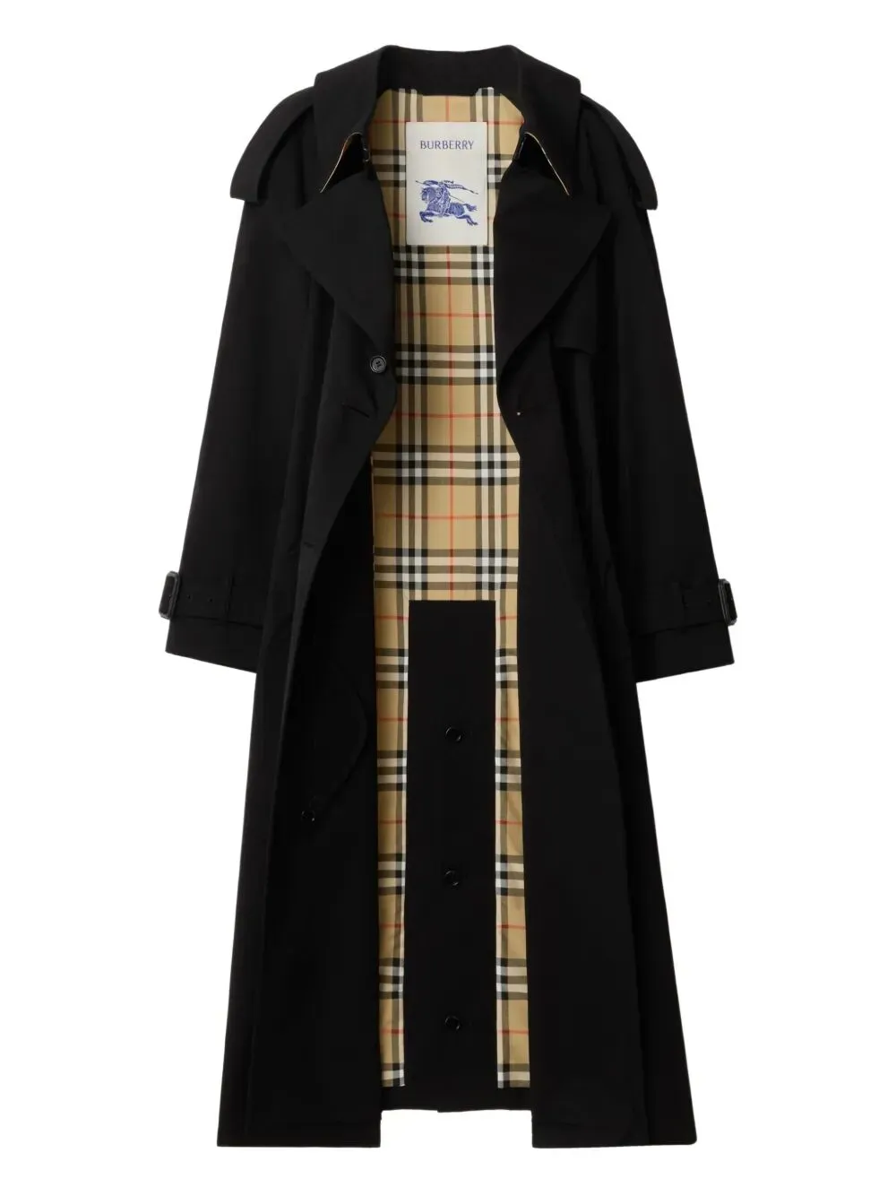 LONG GABARDINE FITZROVIA TRENCH COAT sold by Lord & Taylor product image thumbnail 4