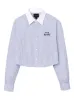 GINGHAM CHECK CROPPED SHIRT sold by Lord & Taylor