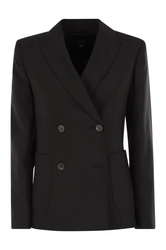 ORNATI - DOUBLE-BREASTED BLAZER IN WOOL CANVAS sold by Lord & Taylor