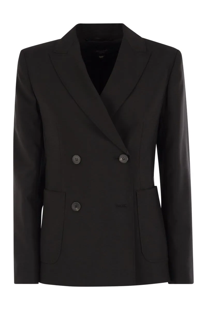 ORNATI - DOUBLE-BREASTED BLAZER IN WOOL CANVAS sold by Lord & Taylor