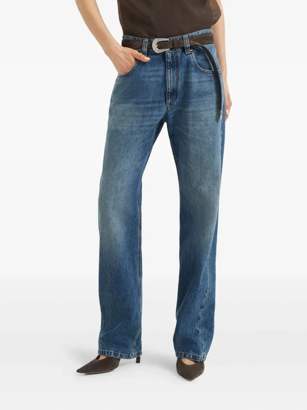 DENIM COTTON JEANS sold by Lord & Taylor product image thumbnail 2