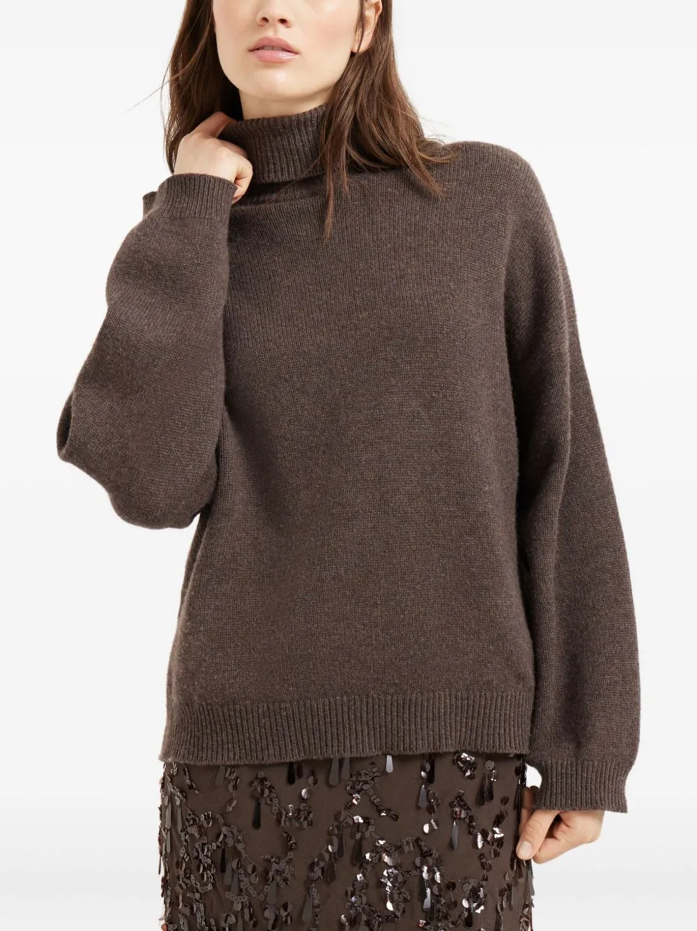 CASHMERE TURTLE-NECK JUMPER sold by Lord & Taylor product image thumbnail 3