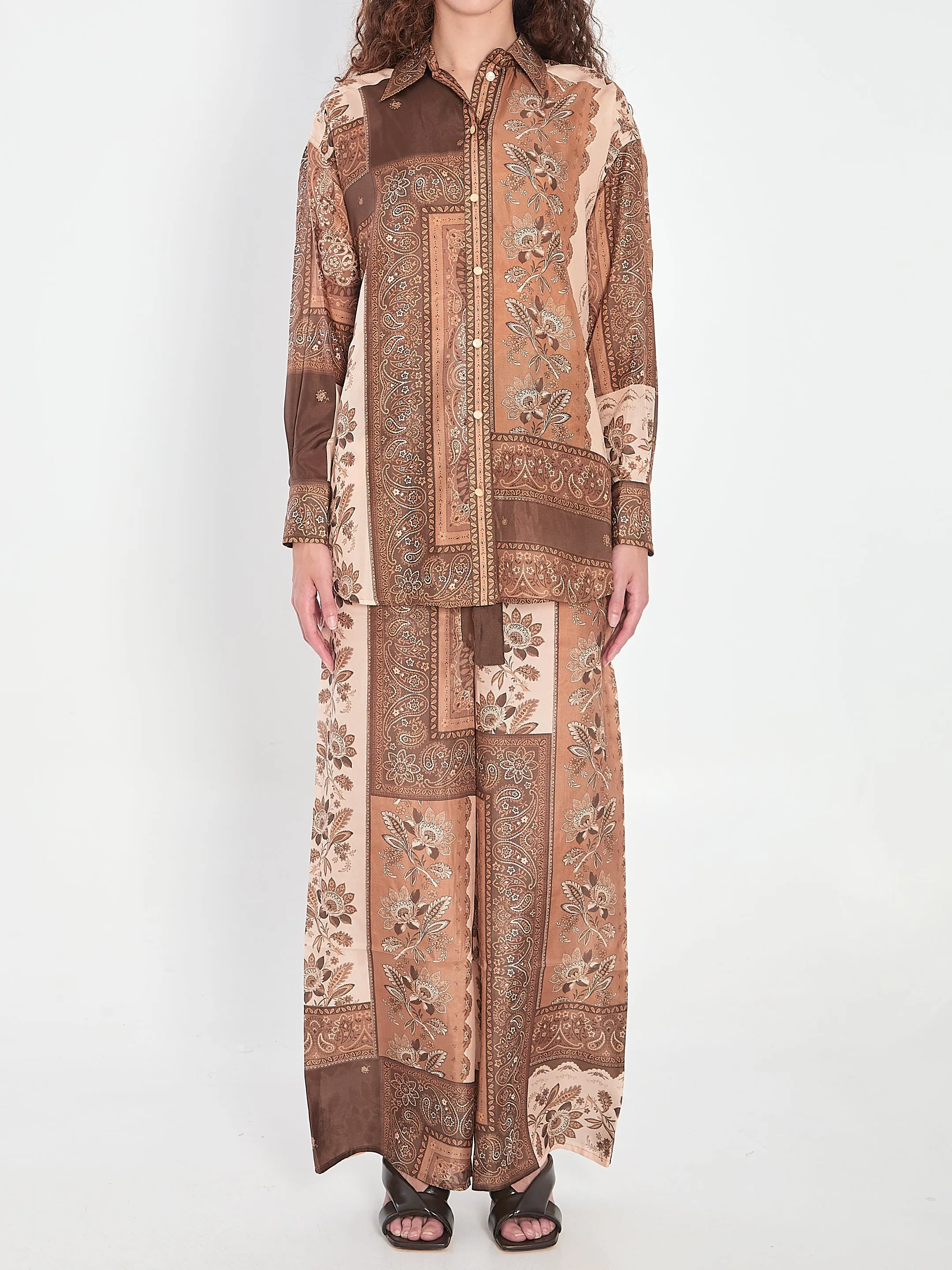 LUCKY PRINTED SILK TROUSERS sold by Lord & Taylor product image thumbnail 5