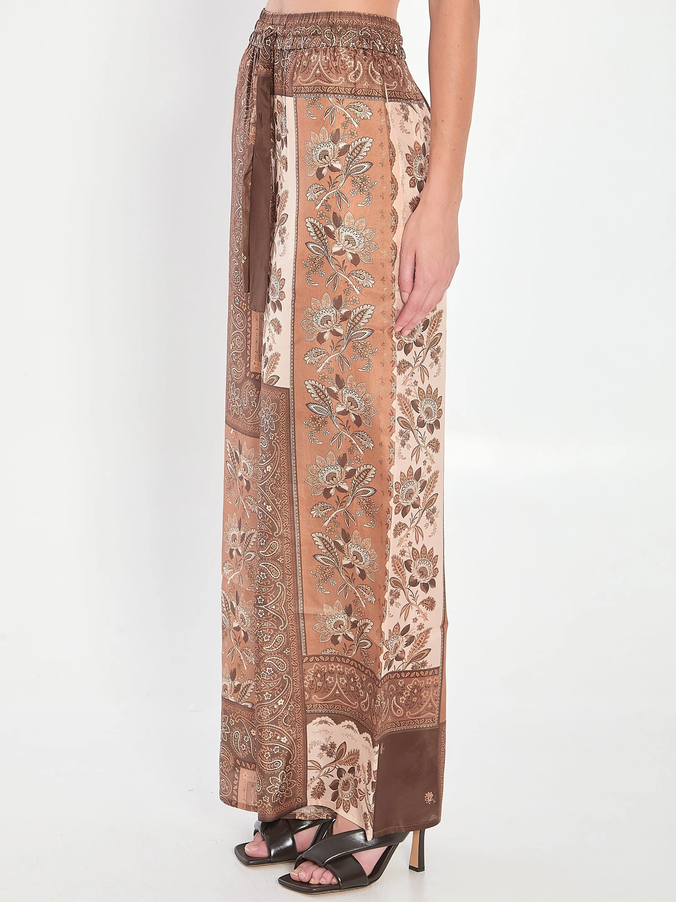 LUCKY PRINTED SILK TROUSERS sold by Lord & Taylor product image thumbnail 2