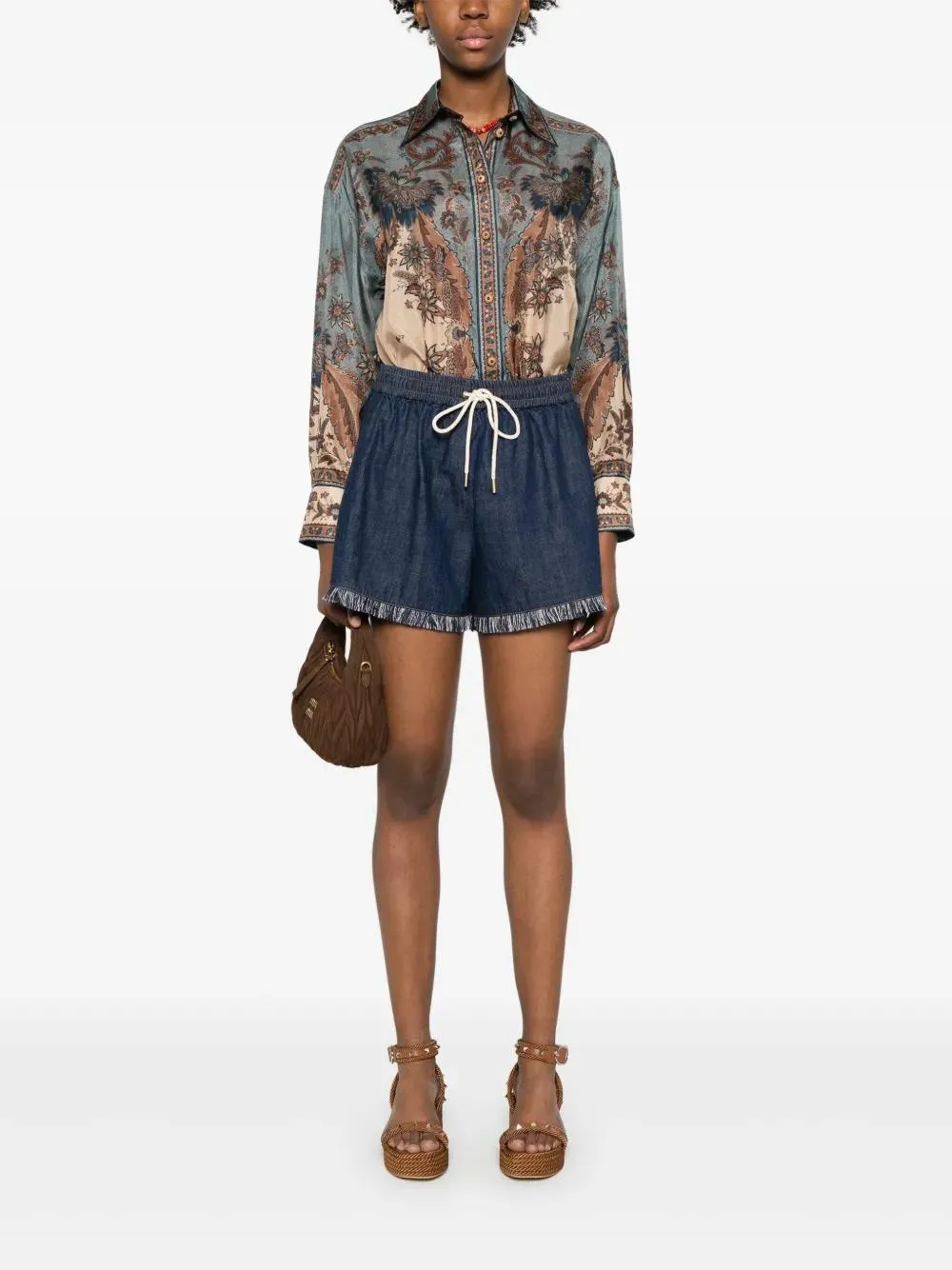 ASCENSION PRINTED SILK SHIRT sold by Lord & Taylor product image thumbnail 2