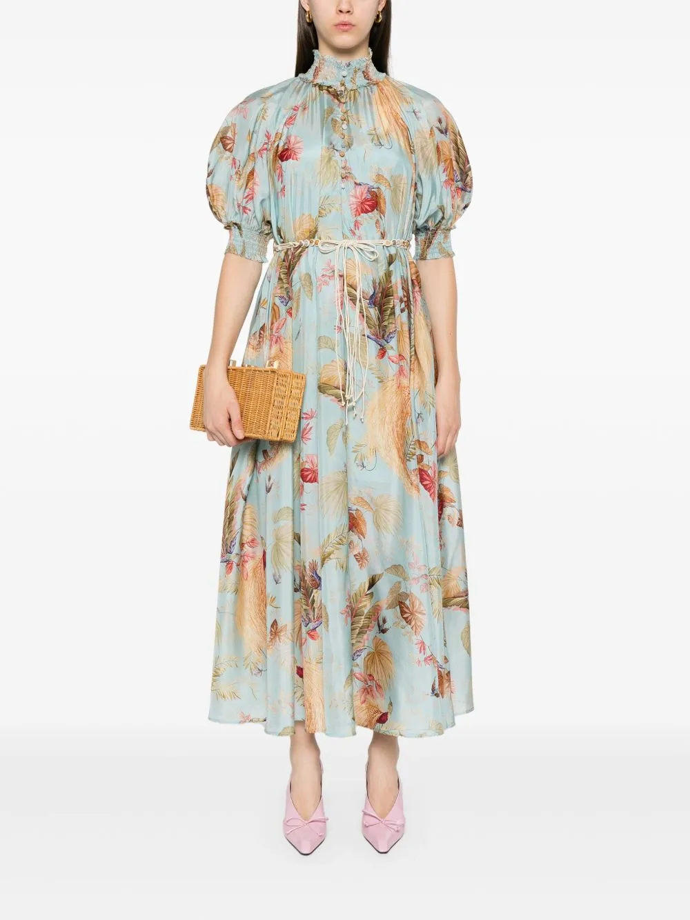 ASCENSION PRINTED SILK DRESS sold by Lord & Taylor product image thumbnail 2
