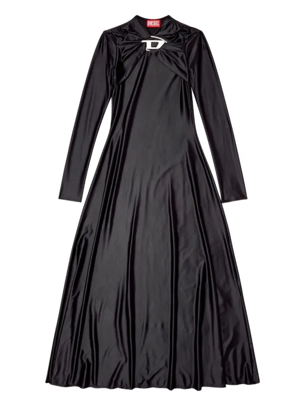 BLACK TWIST-NECK DRESS sold by Lord & Taylor
