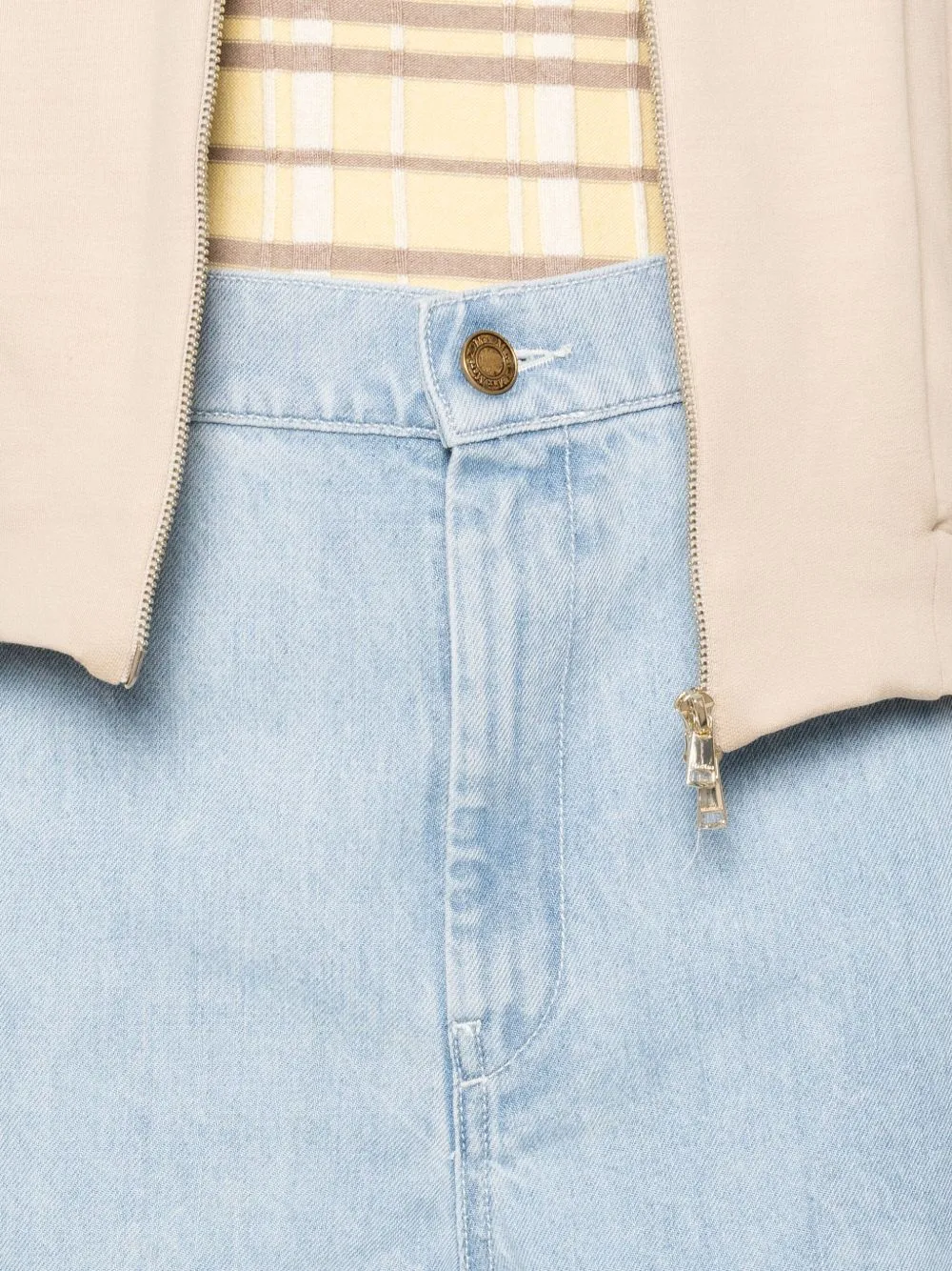 WIDE-LEG DENIM JEANS sold by Lord & Taylor product image thumbnail 4