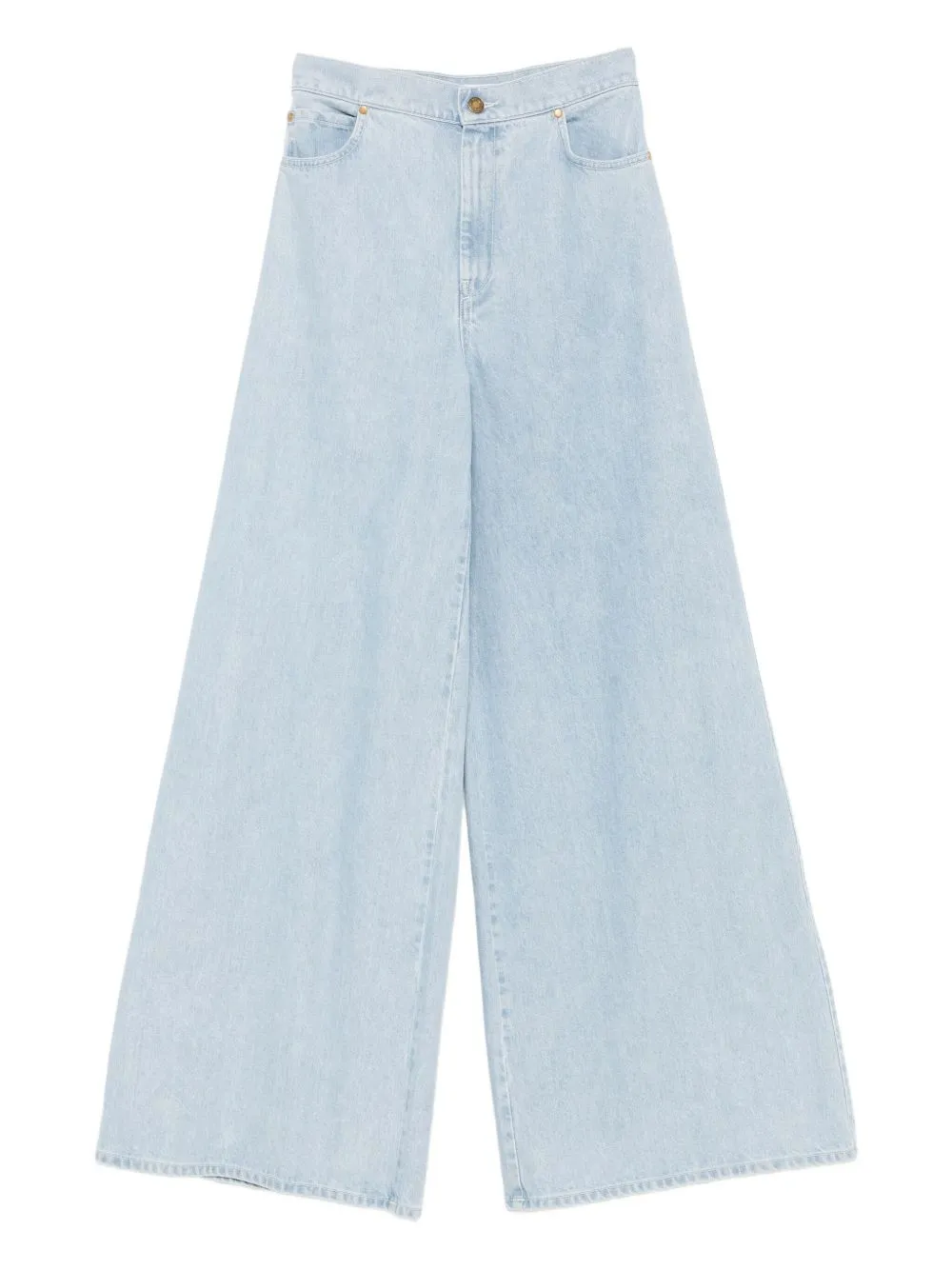 WIDE-LEG DENIM JEANS sold by Lord & Taylor