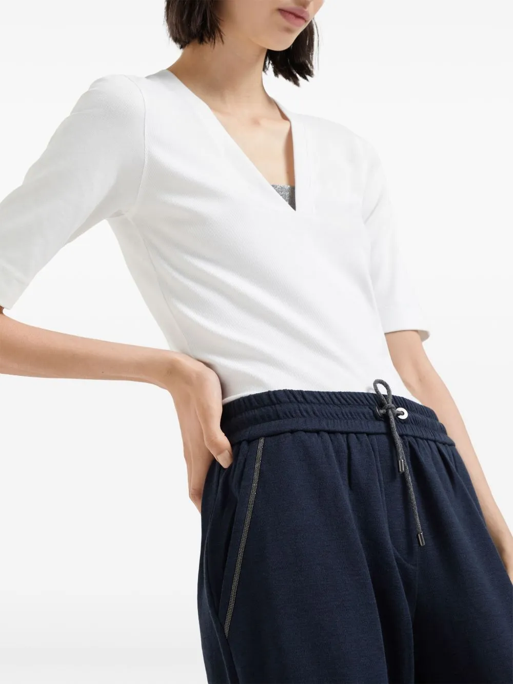 Brunello Cucinelli Trousers Blue sold by Lord & Taylor product image thumbnail 2