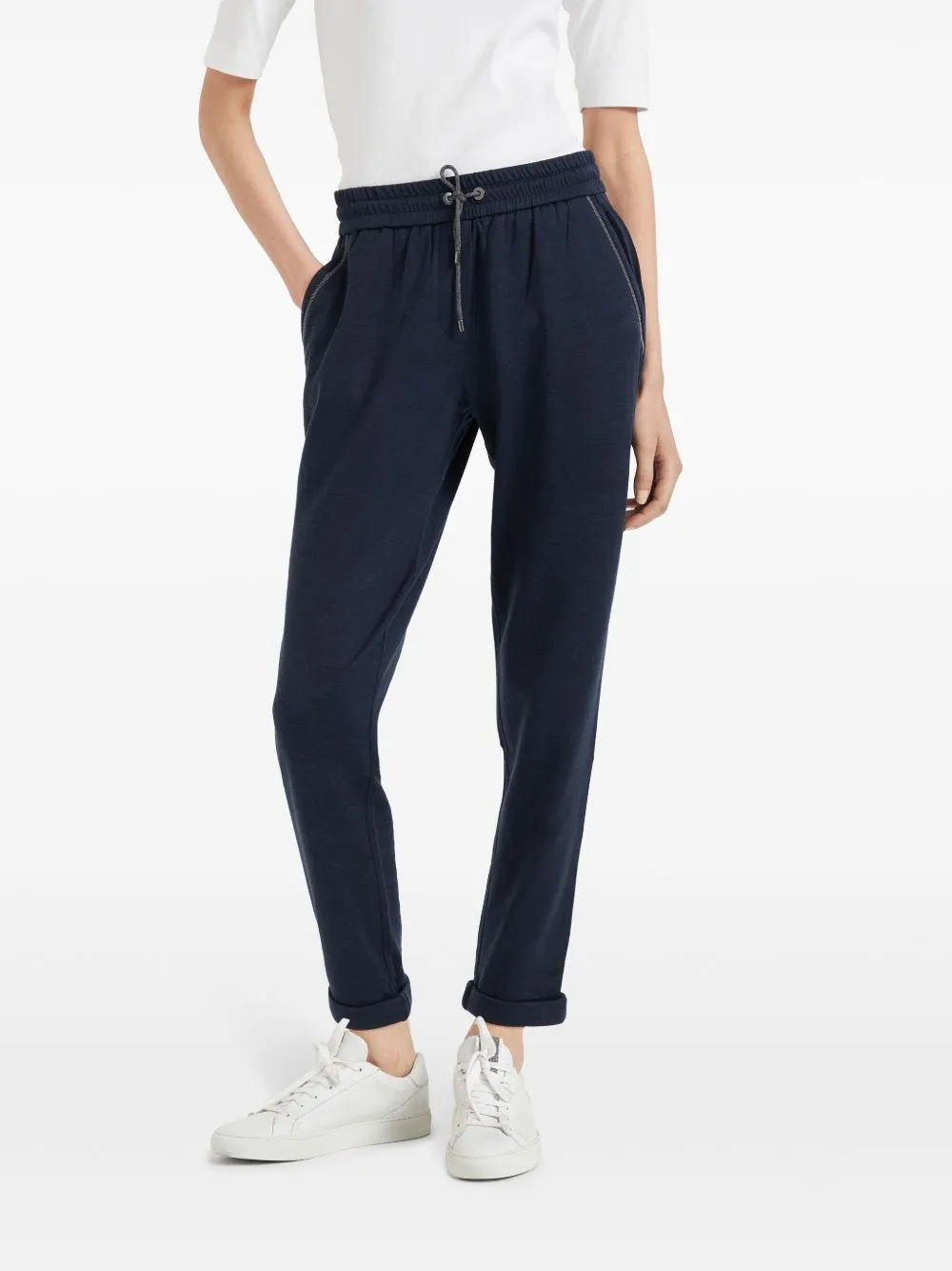 Brunello Cucinelli Trousers Blue sold by Lord & Taylor product image thumbnail 4