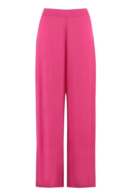 HIGH-WAIST WIDE-LEG TROUSERS sold by Lord & Taylor