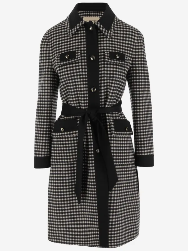 Wool Coat with Plaid Pattern sold by Lord & Taylor