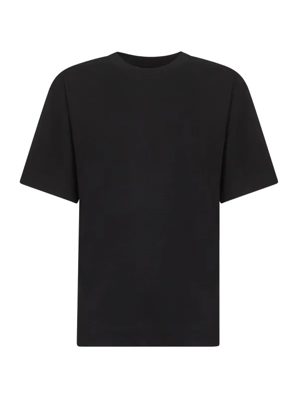 Black Cotton Jersey Oversized T-Shirt sold by Lord & Taylor