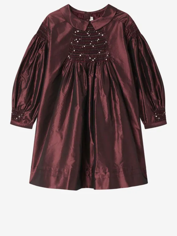 Jeanne Dress in Embroidered Silk sold by Lord & Taylor