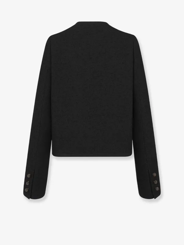 Bouclé Cotton and Virgin Wool Blazer sold by Lord & Taylor