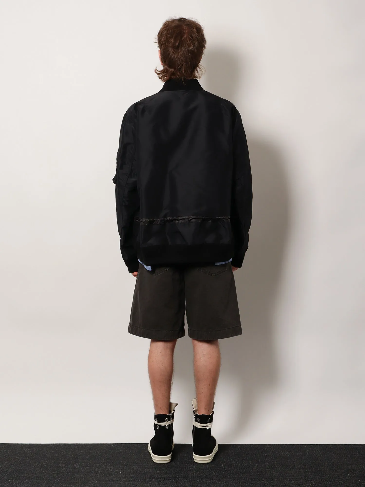 Nylon Bomber Jacket sold by Lord & Taylor product image thumbnail 5