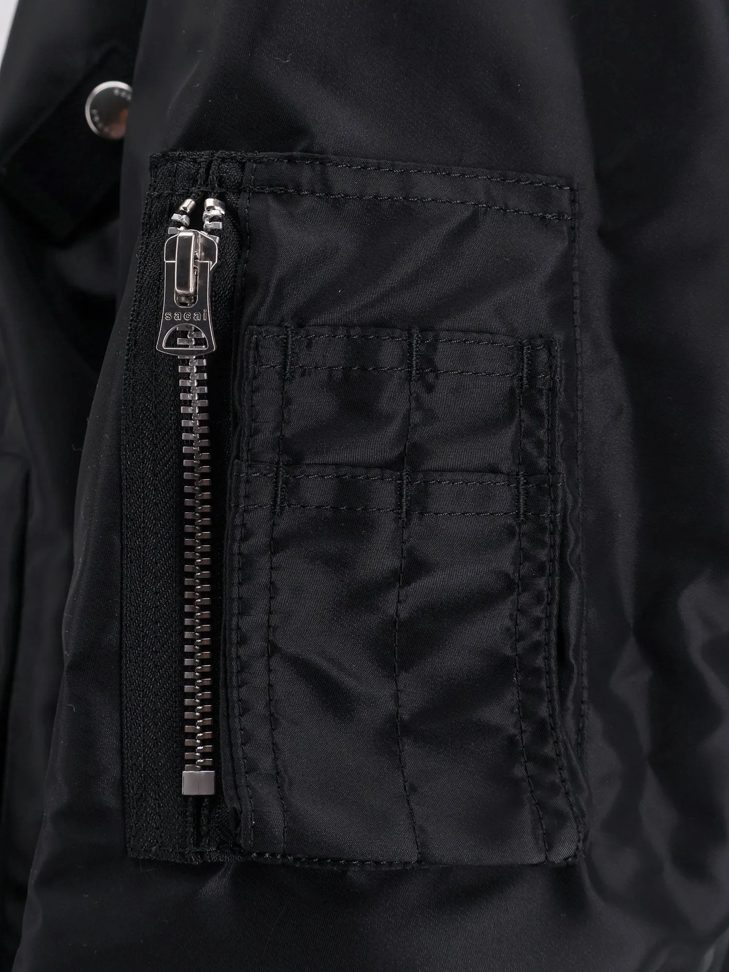 Nylon Bomber Jacket sold by Lord & Taylor product image thumbnail 4