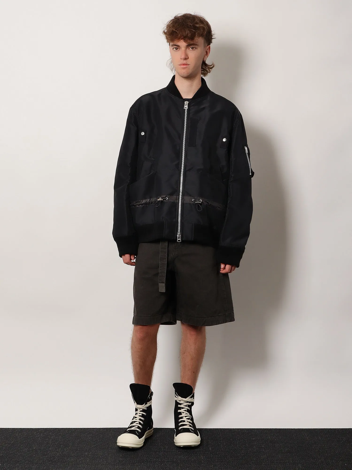 Nylon Bomber Jacket sold by Lord & Taylor product image thumbnail 3