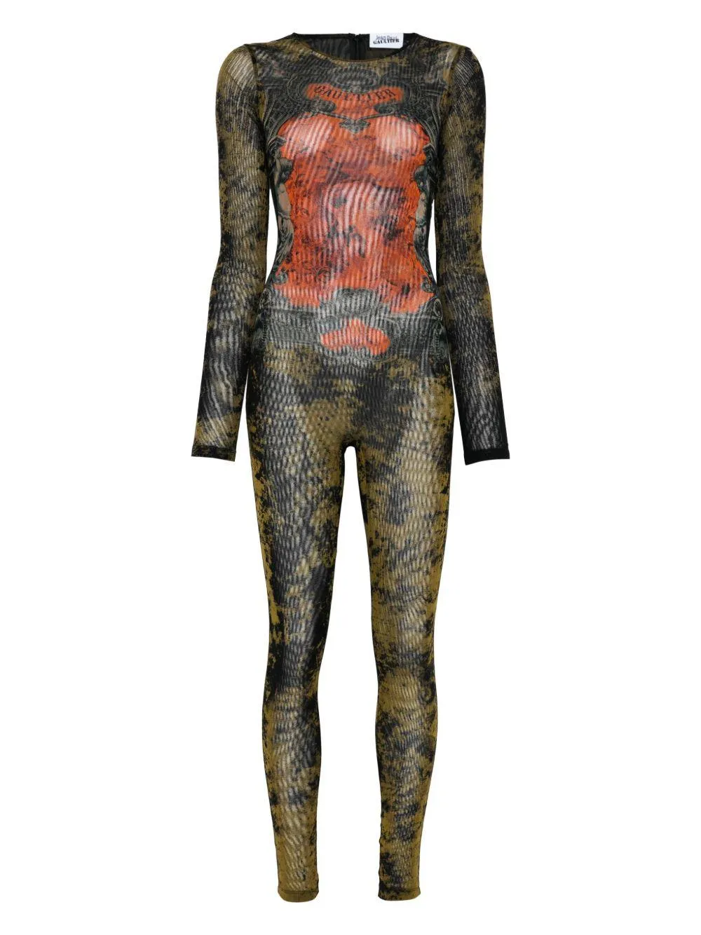 Jean Paul Gaultier Khaki Médaillon Jumpsuit sold by Lord & Taylor product image thumbnail 3