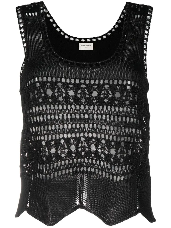 M TANK TOP LOOSE RAYURE CROCHET sold by Lord & Taylor
