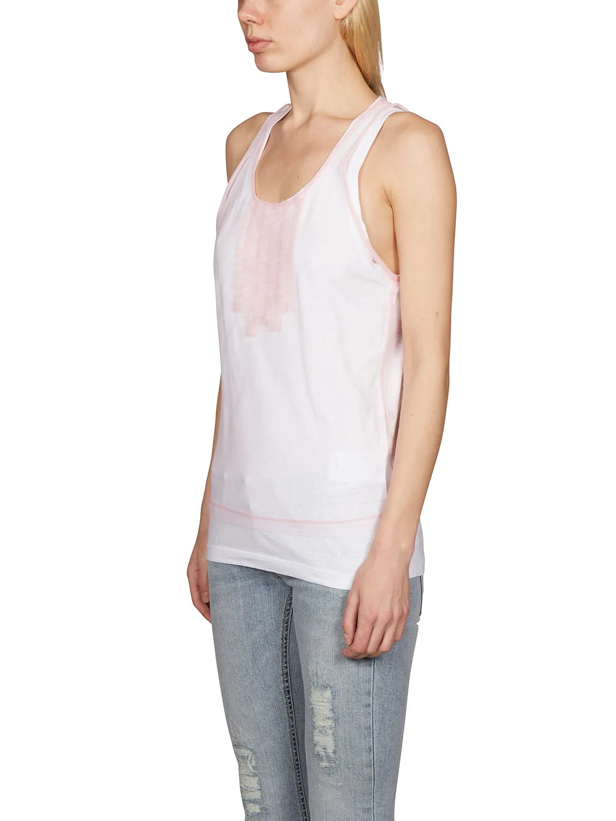 TULLE DOUBLE TANK TOP sold by Lord & Taylor product image thumbnail 3