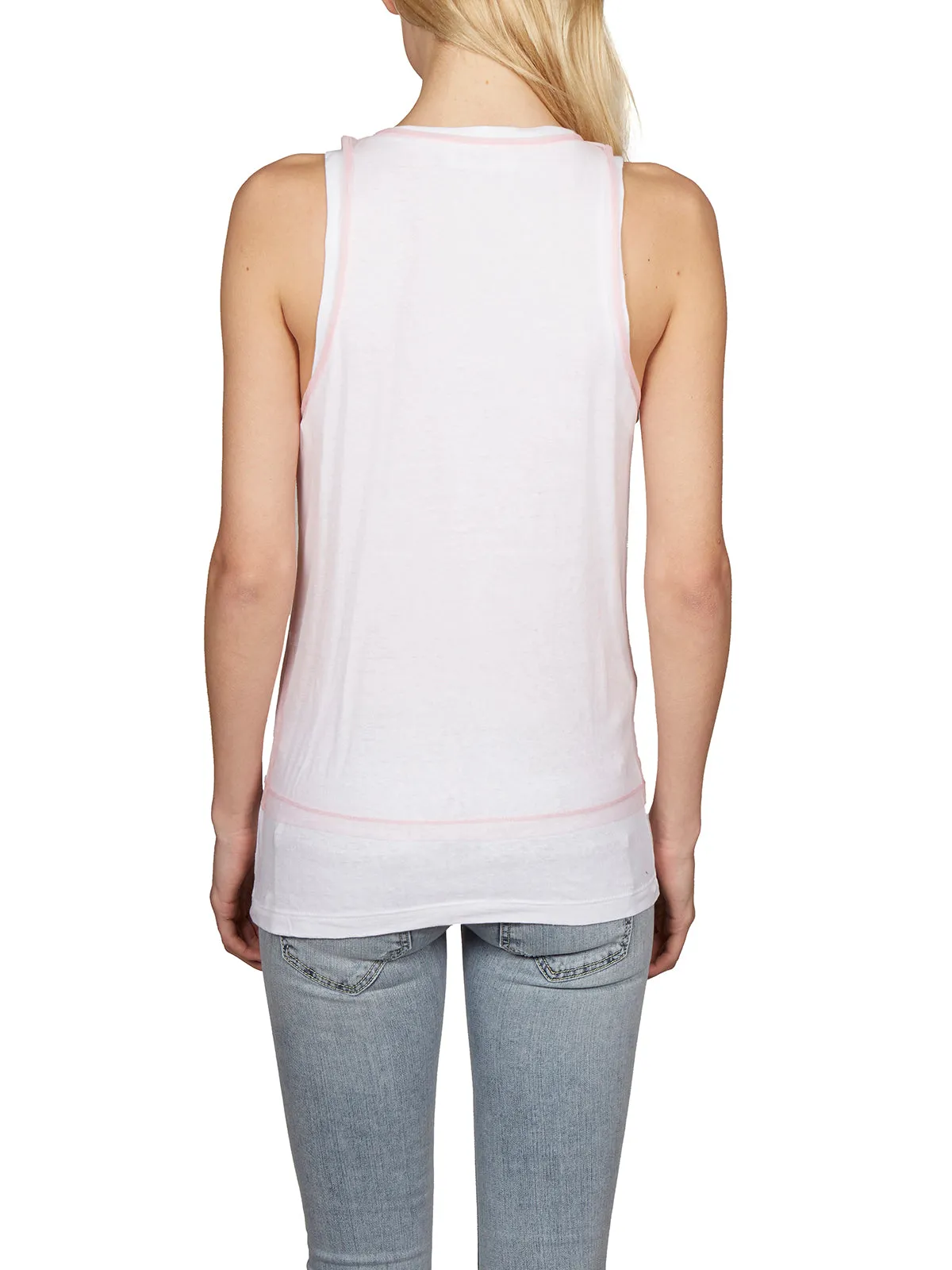 TULLE DOUBLE TANK TOP sold by Lord & Taylor product image thumbnail 4
