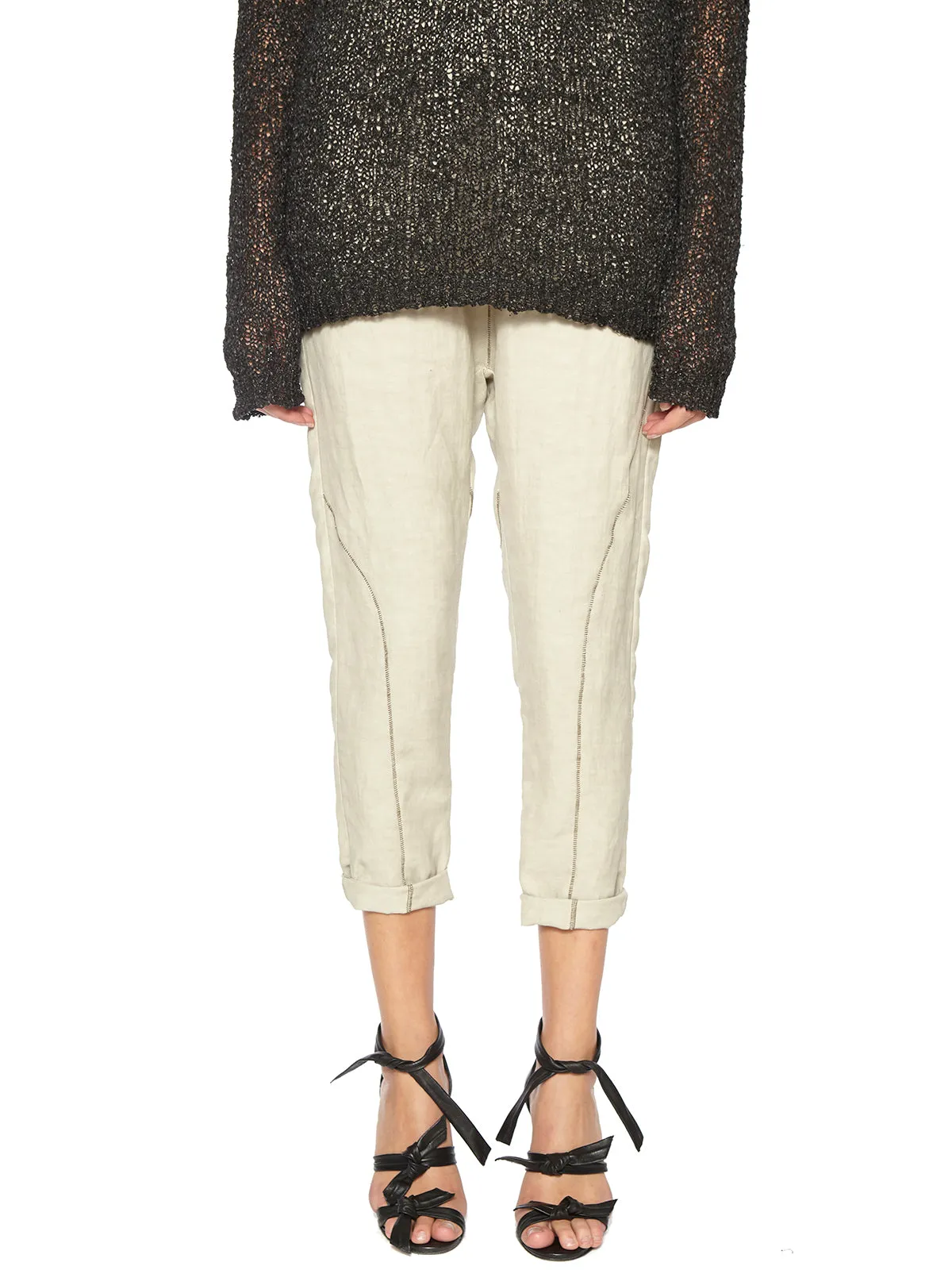 BAGGY PANT WITH STITCHING sold by Lord & Taylor