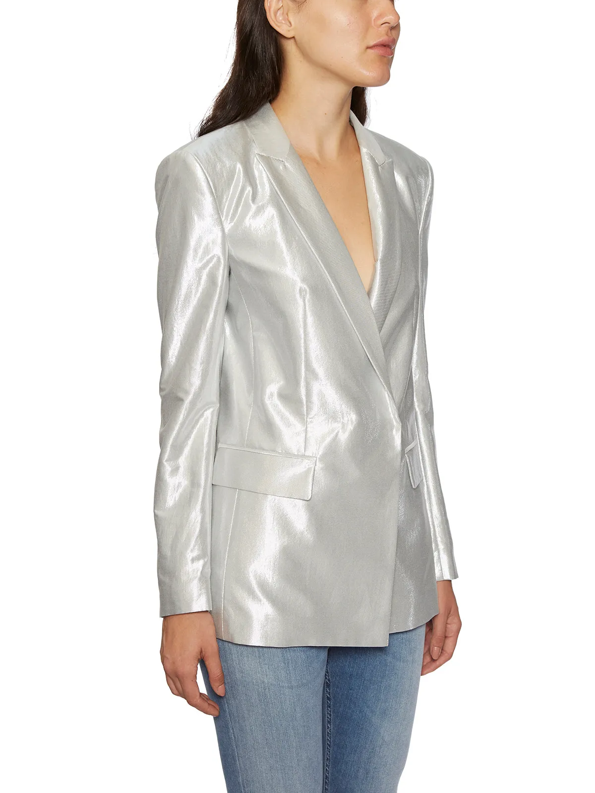 LAMINATED BLAZER JACKET sold by Lord & Taylor product image thumbnail 3