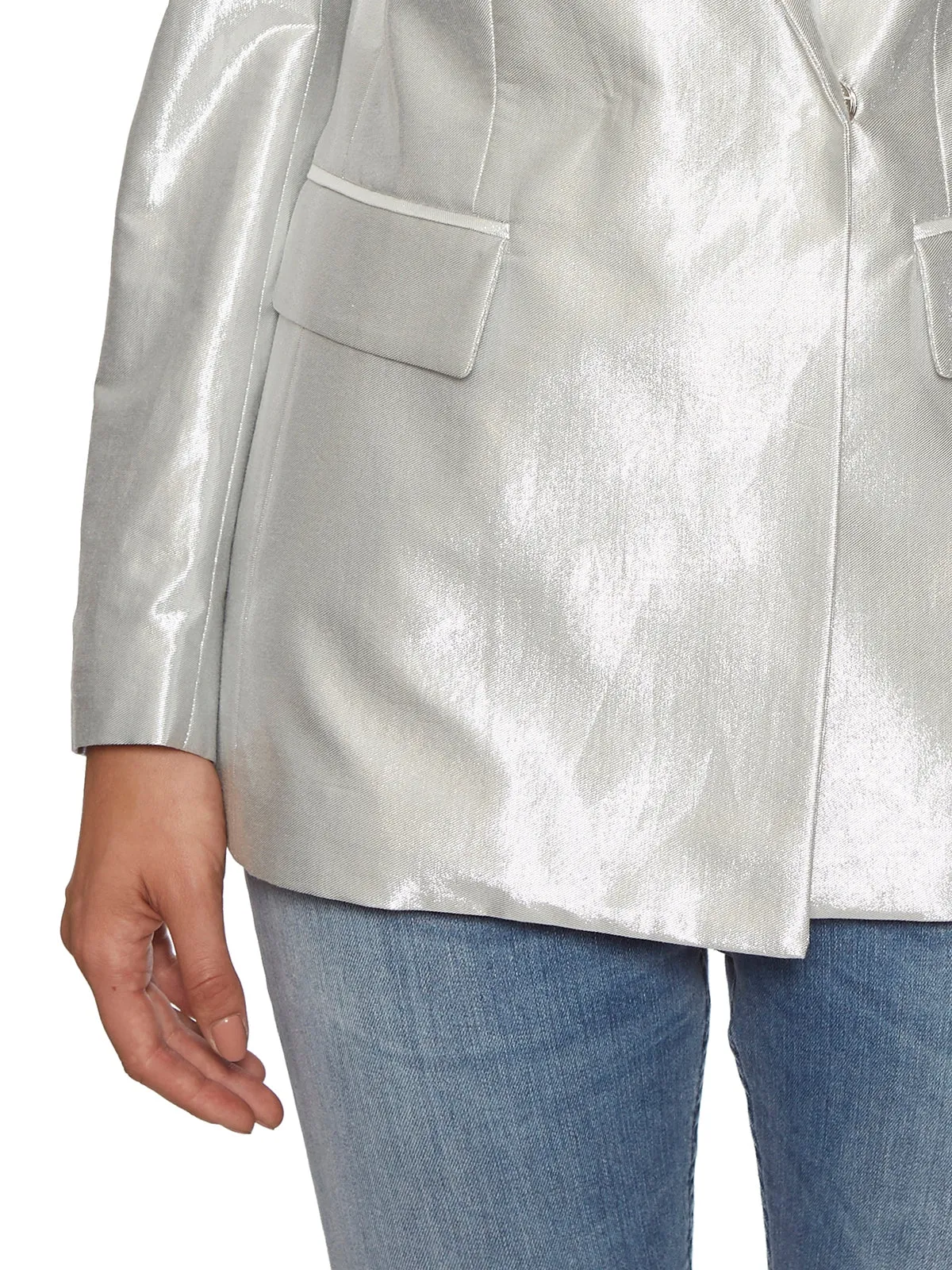 LAMINATED BLAZER JACKET sold by Lord & Taylor product image thumbnail 4