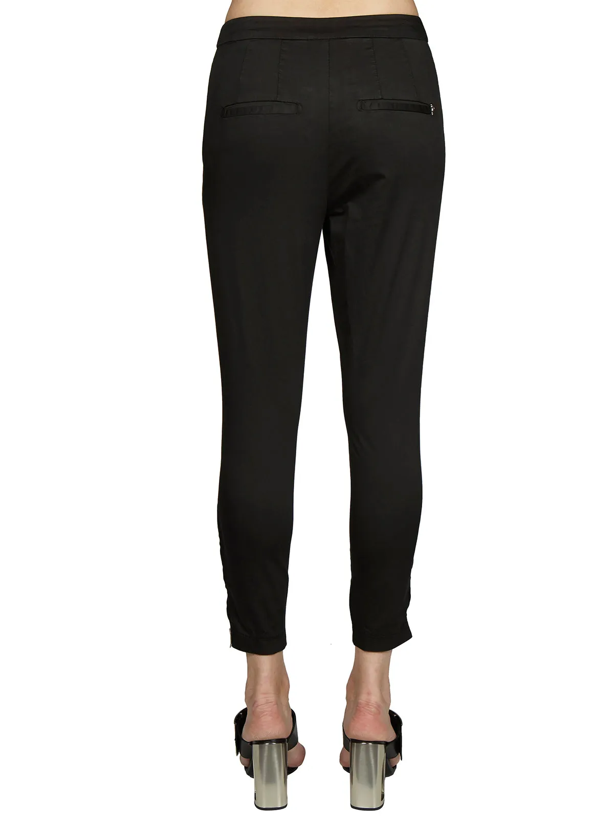 COTTON SATIN STRETCH TROUSERS sold by Lord & Taylor product image thumbnail 5