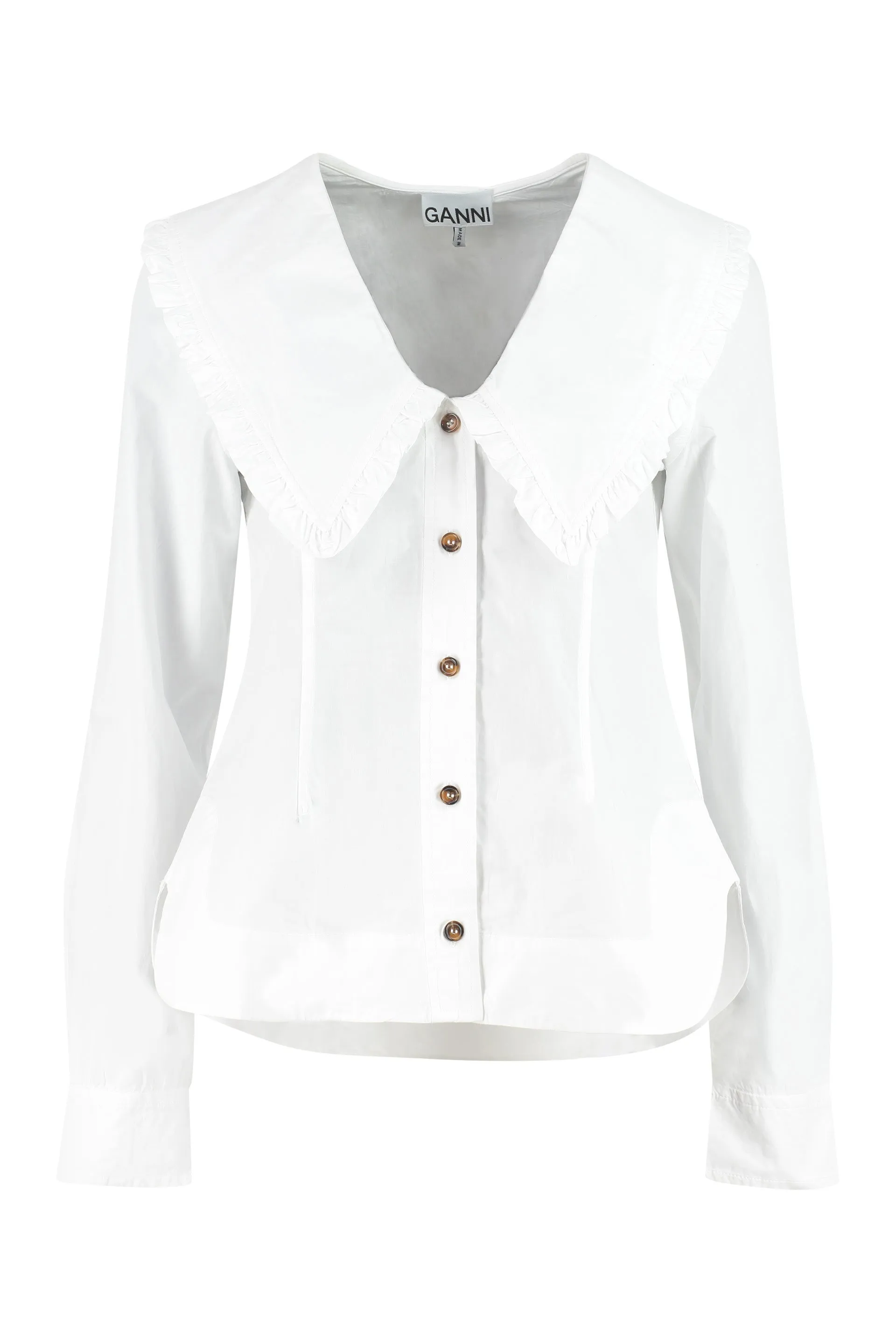 MAXI COLLAR COTTON SHIRT sold by Lord & Taylor
