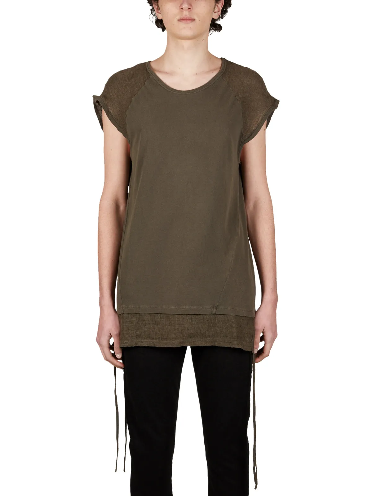 COTTON AND LINEN TANK TOP sold by Lord & Taylor