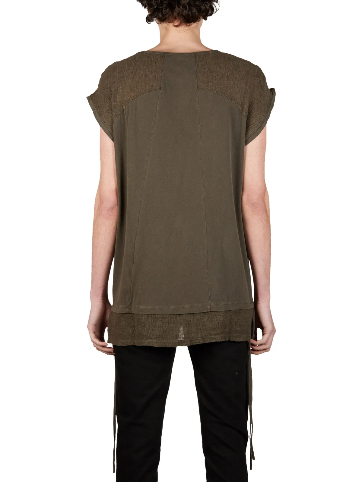 COTTON AND LINEN TANK TOP sold by Lord & Taylor product image thumbnail 5