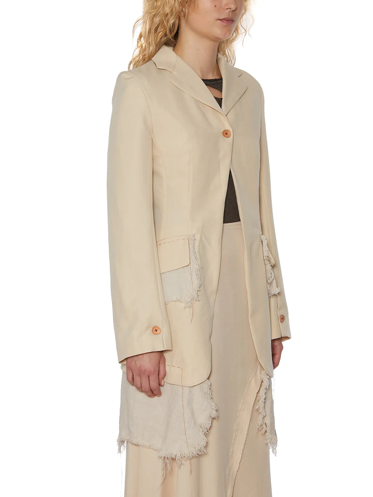 ONE BUTTON JACKET sold by Lord & Taylor product image thumbnail 3